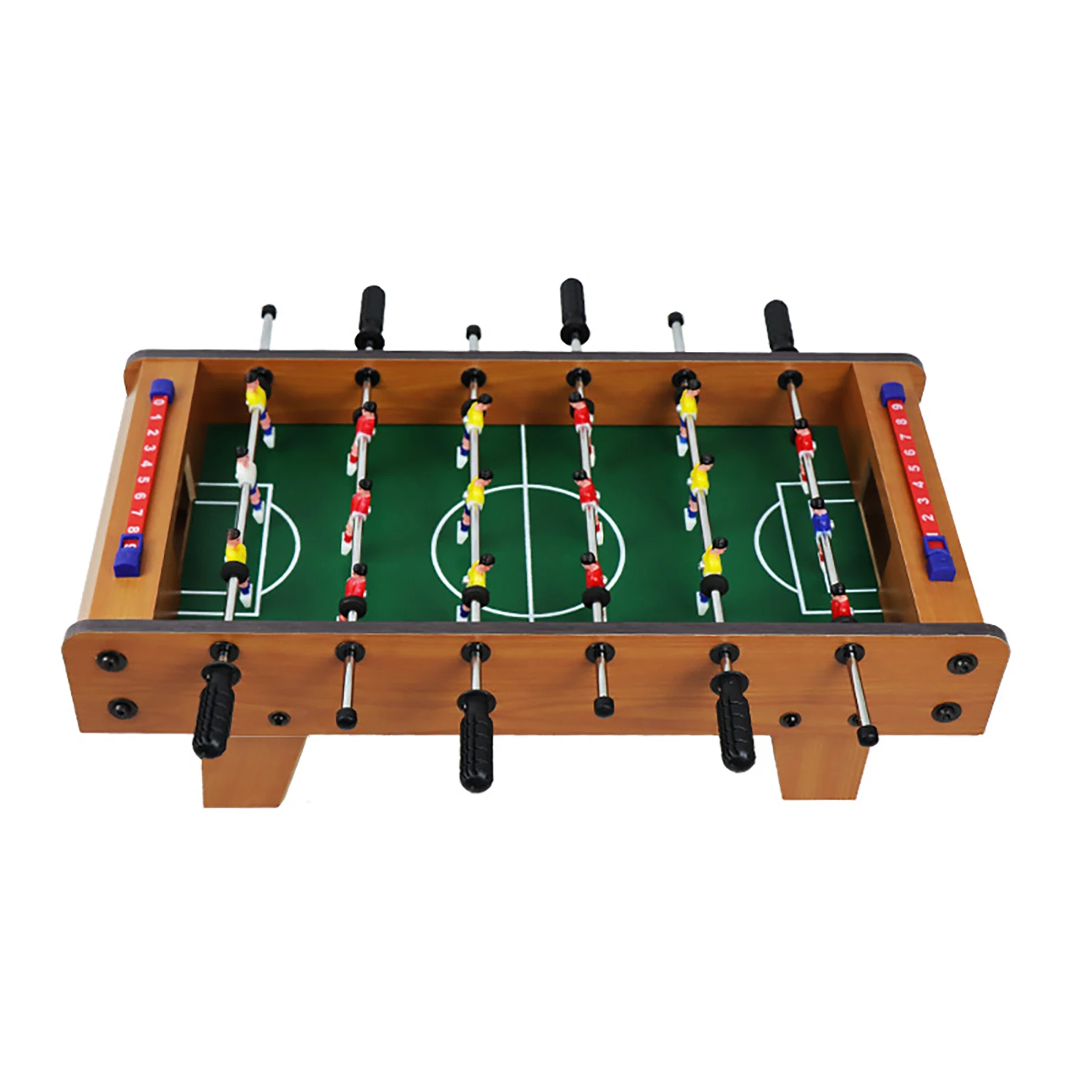 Mini Tabletop Foosball Game Set Table Portable Soccer Board Game Sets Mini Score Keeper For Adults Kids Toy