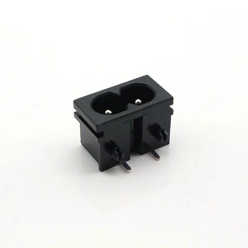 10pcs AC-019 AC 전원 소켓 잭 콘센트 커넥터 8 자형 인터페이스 충전 용 2pin