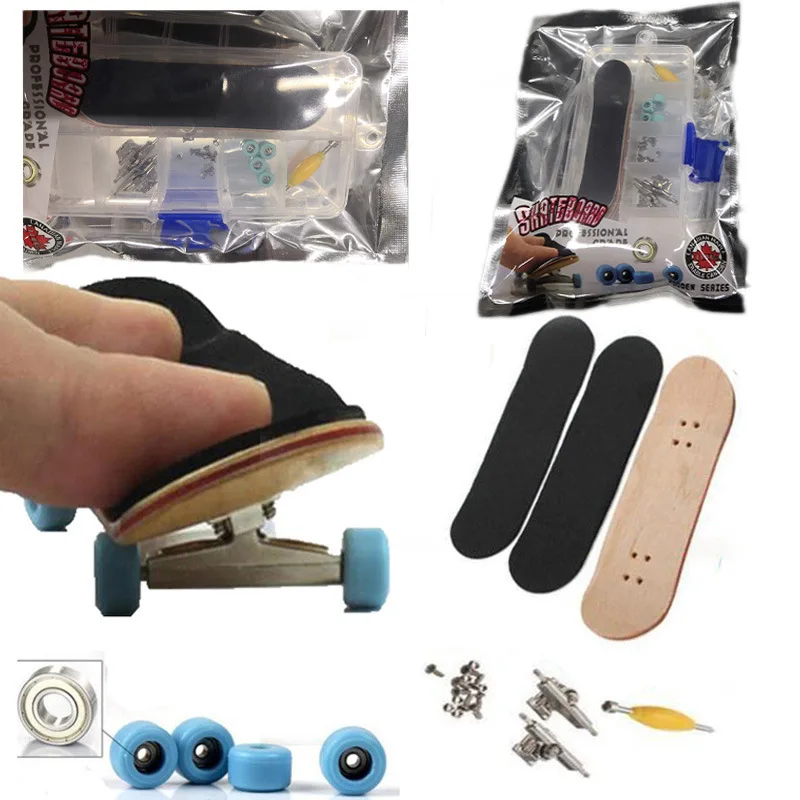 

Mini Fingerboard toys Finger Skate Boarding Classic Desk Simulated Game toy Model Professional DIY Gifts Toys for children