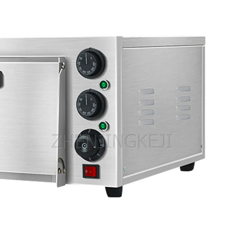 Stainless Steel Electric Oven Desktop Commercial 2000W Electronic Thermal Intelligent Pizza Bread Sweet Potato Baking Equipment