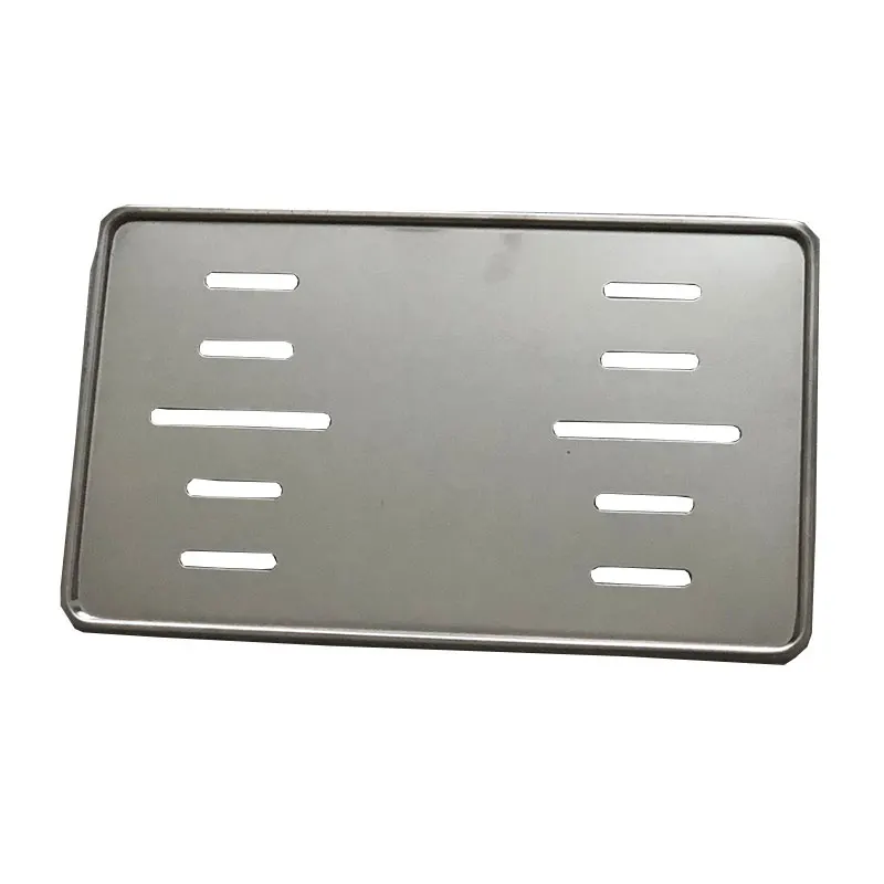 Suitable for Russian Metal License Plate Frame Plate Holder Number Frame Plate Cover License Plate 1 Pcs