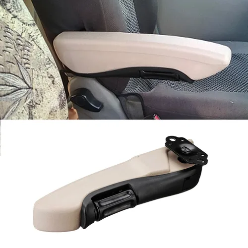 Vtear apoyabrazos para camión asiento Universal compartimento central ajustable para coche, caja de reposabrazos, accesorios interiores, piezas de diseño de coche de cuero coche interior apoya brazos para auto