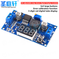 LM2596 DC DC Step Down Converter Voltage Regulator LED Display Voltmeter 4.0~40 to 1.3-37V  Buck Adapter Adjustable Power Supply