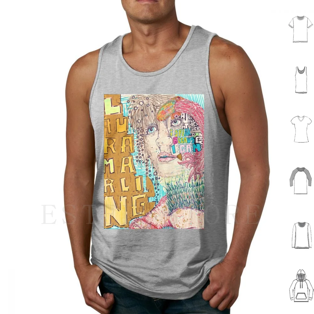 Laura Marling Tank Tops Vest Sleeveless Marcus Speak Because Can Cannot Alas Not Swim Once Eagle Short Movie Temper