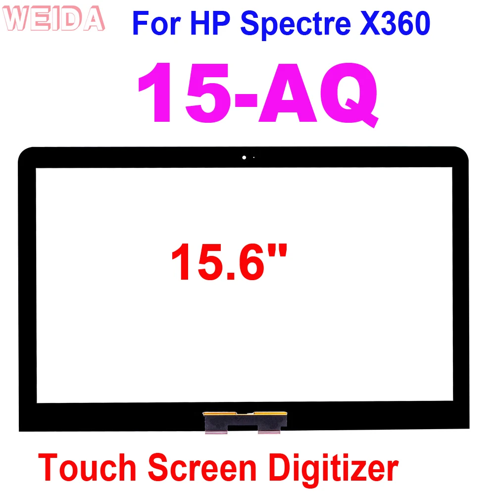 toque para hp espectro x360 15 aq 15 aq digitador da tela de toque sensor exterior substituicao da lente do painel vidro para hp 15 aq toque 156 01