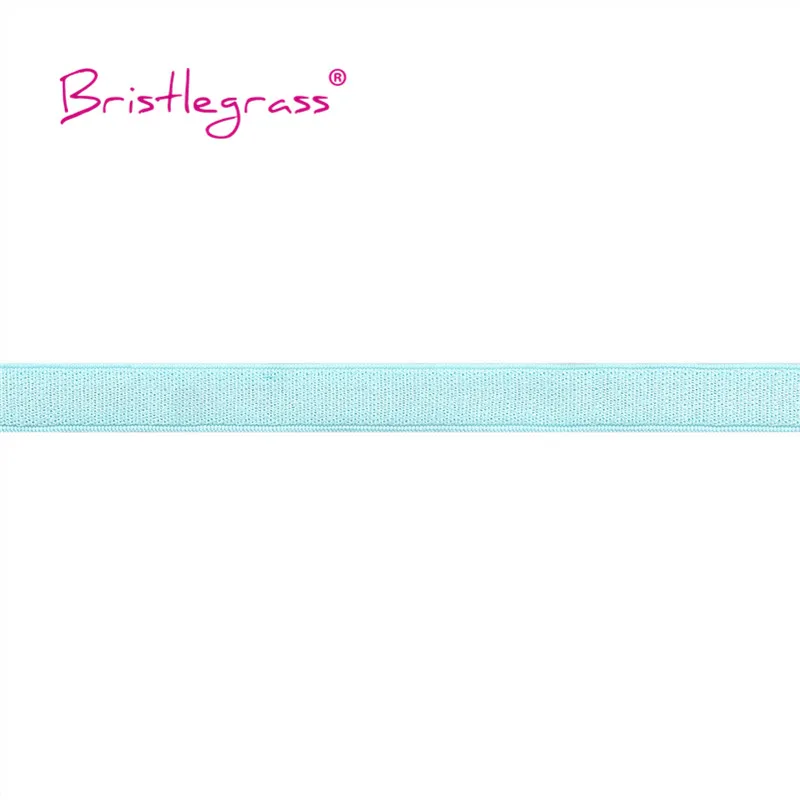 BRISTLEGRASS 2 5 10 Yard 3/8" 10 mm glänzender Nylon-BH-Träger, elastisches Spandex-Satinband, Schulterband, Unterwäsche, Dessous, Nähbesatz – Detail 20