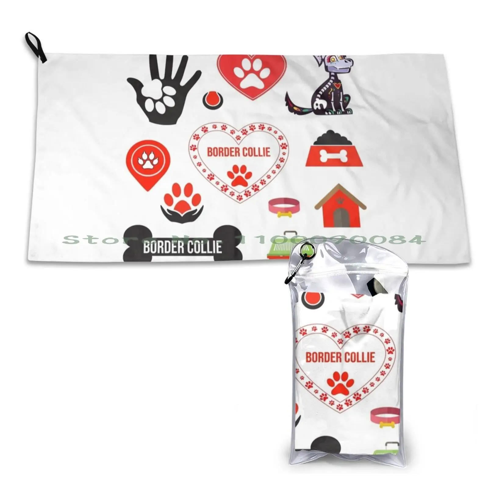 Funny Border Collie Gift For Boys And Girls Packs Quick Dry Towel Gym Sports Bath Portable Gr Gazoo Racing Gr Gazoo Racing V Iv