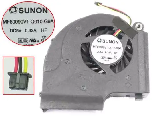 

SUNON MF60090V1-Q010-G9A DC 5V 0.32A 3-wire Server Cooling Fan