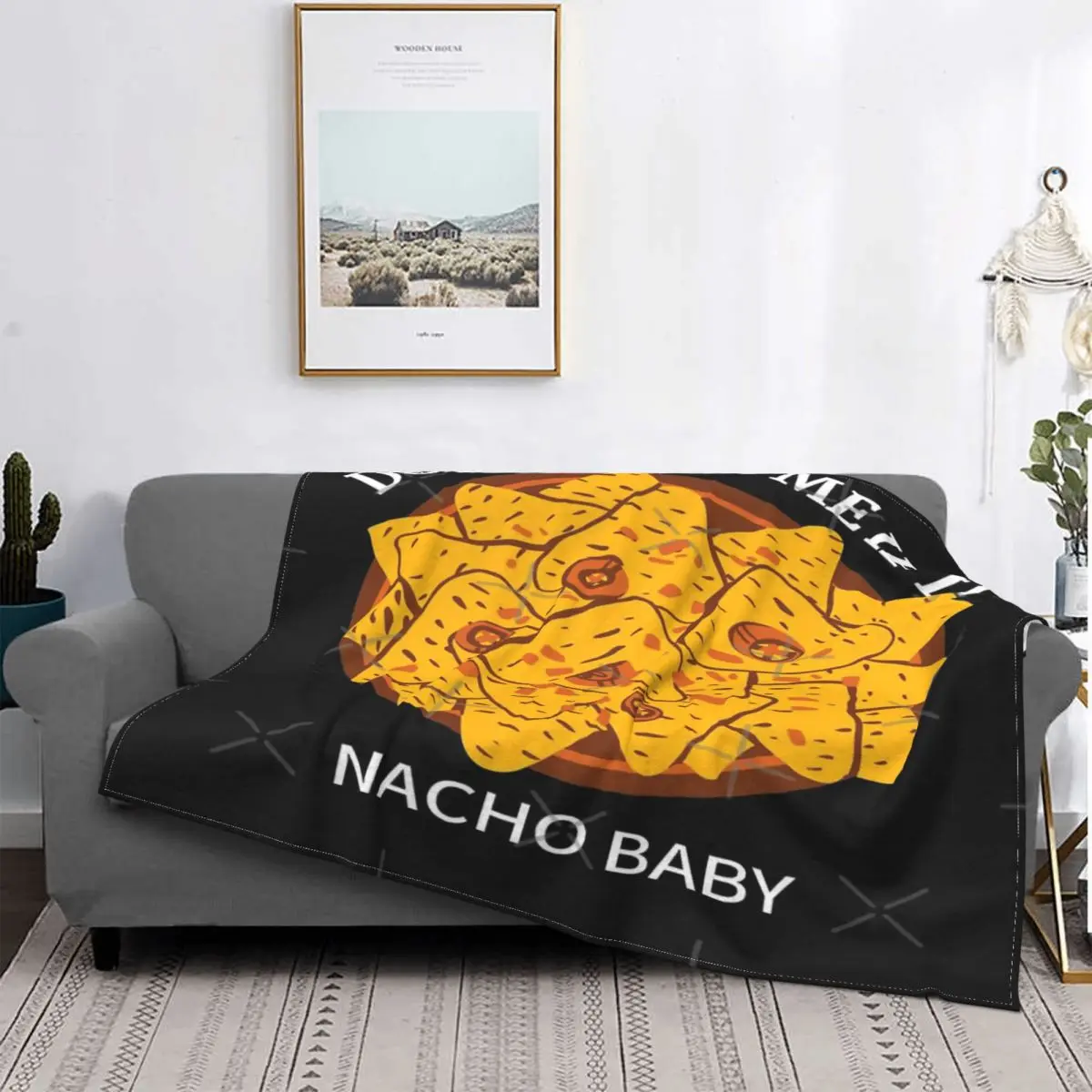 

Надпись Don't Kiss Me If Im Nacho-Manta de baby, colcha de cama a cuadros, manta thermal de Anime, textil de lujo para el доме