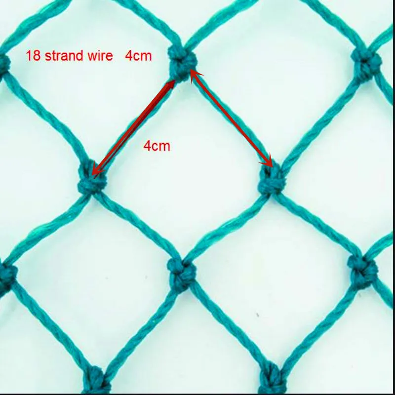 6 12 18 Strand Strong fence net Pet protection net Garden protection net Chicken and duck breeding net Cat net Bird net