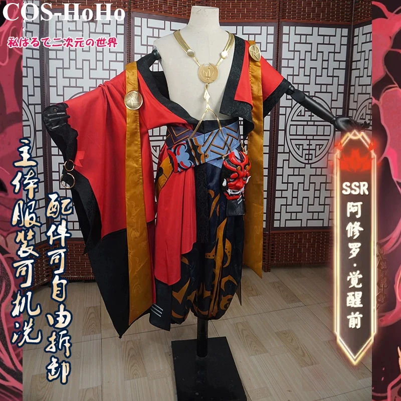 COS-HoHo Anime Onmyoji Asura SSR De Terugkeer Van Demonen Voordat Ontwaken Spel Pak Uniform Cosplay Kostuum Halloween Party Outfit