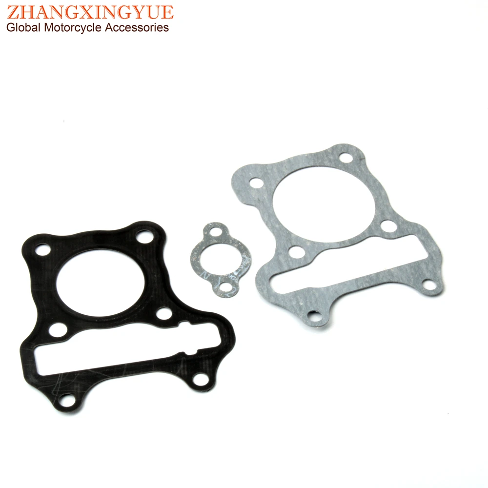 Scooter V50 Cylinder Gasket Set Top End for Suzuki Lets4 Lets5 Lets 4 Address UZ50 50cc 11141-32G00 1124132G00 4T