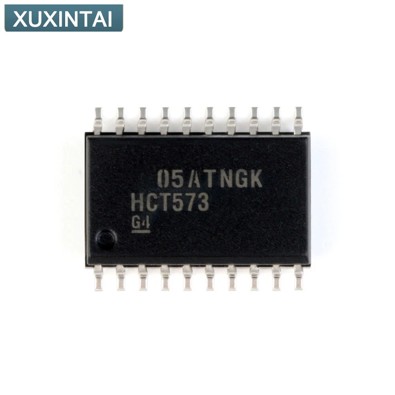 10Pcs/Lot   New Original  SN74HCT573DWR SN74HCT573 D-Type Transparent Latch 1 Channel 8:8 IC Tri-State 20-SOIC