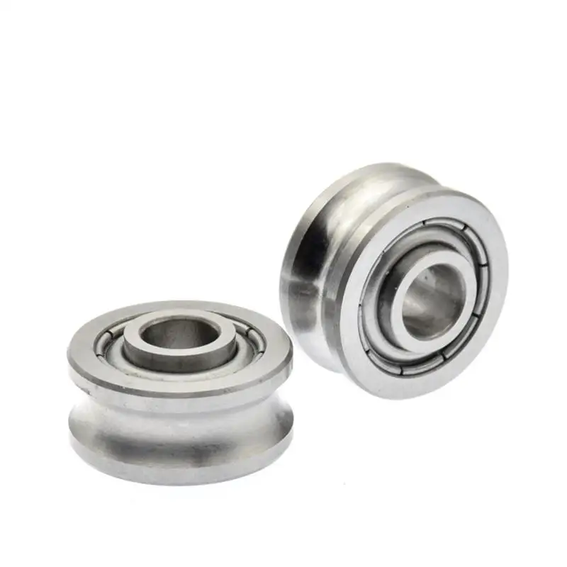 Imagem -05 - Polia do Rolamento do Sulco de u Roda da Trilha Aço Lr36008 8x24x11 mm Diâmetro 8x24x11 mm 10 Pcs 50 Pcs