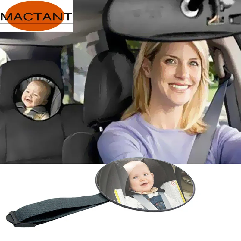 

Baby Car Mirror Safety View Back Seat Mirror Baby Facing Rear Ward Infant Care Square Safety Kids Monitor Car Accessories