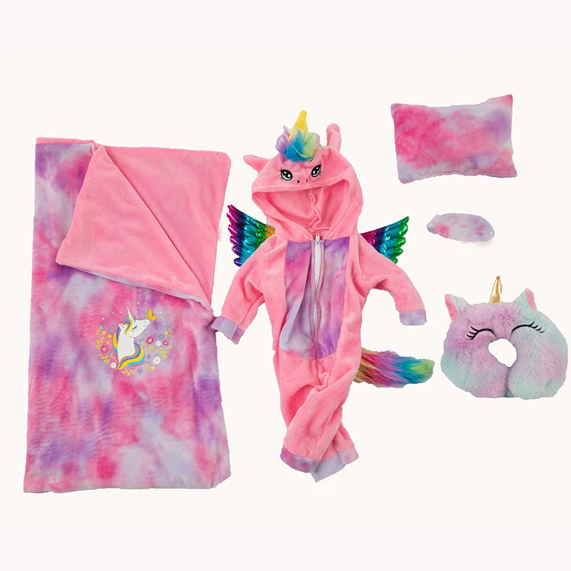 

New Pony Suit 6pcs/set Fit 17inch 43cm Doll Clothes Born Baby Suit For Baby Birthday Festival Gift