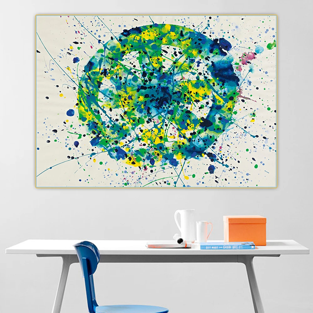 

Citon Sam Francis《Untitled (From The Mandala Series),1978》Canvas Art Oil Painting Picture Wall Decor Background Home Decoration