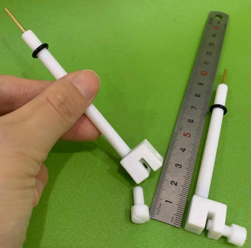 Sistema de Três Eletrodos Suporte de Eletrodo de Carbono Inclinação de Inclinação de Tetrafluorine Sistema Eletroquímico Jj180