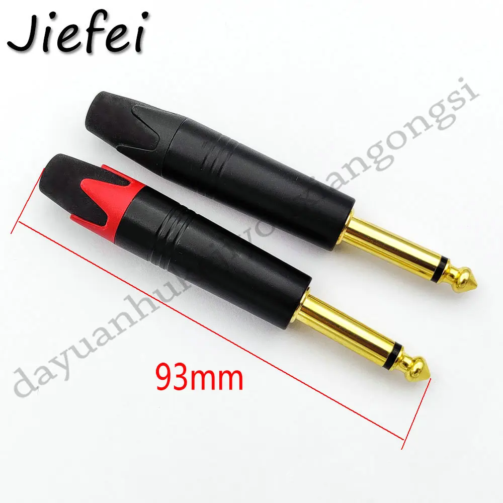 Imagem -02 - Polegada 6.35 mm Mono Estéreo Jack Macho Plug Conector de Solda Faça Você Mesmo para Microfone Suporte Dropshipping 20100 Peças 4