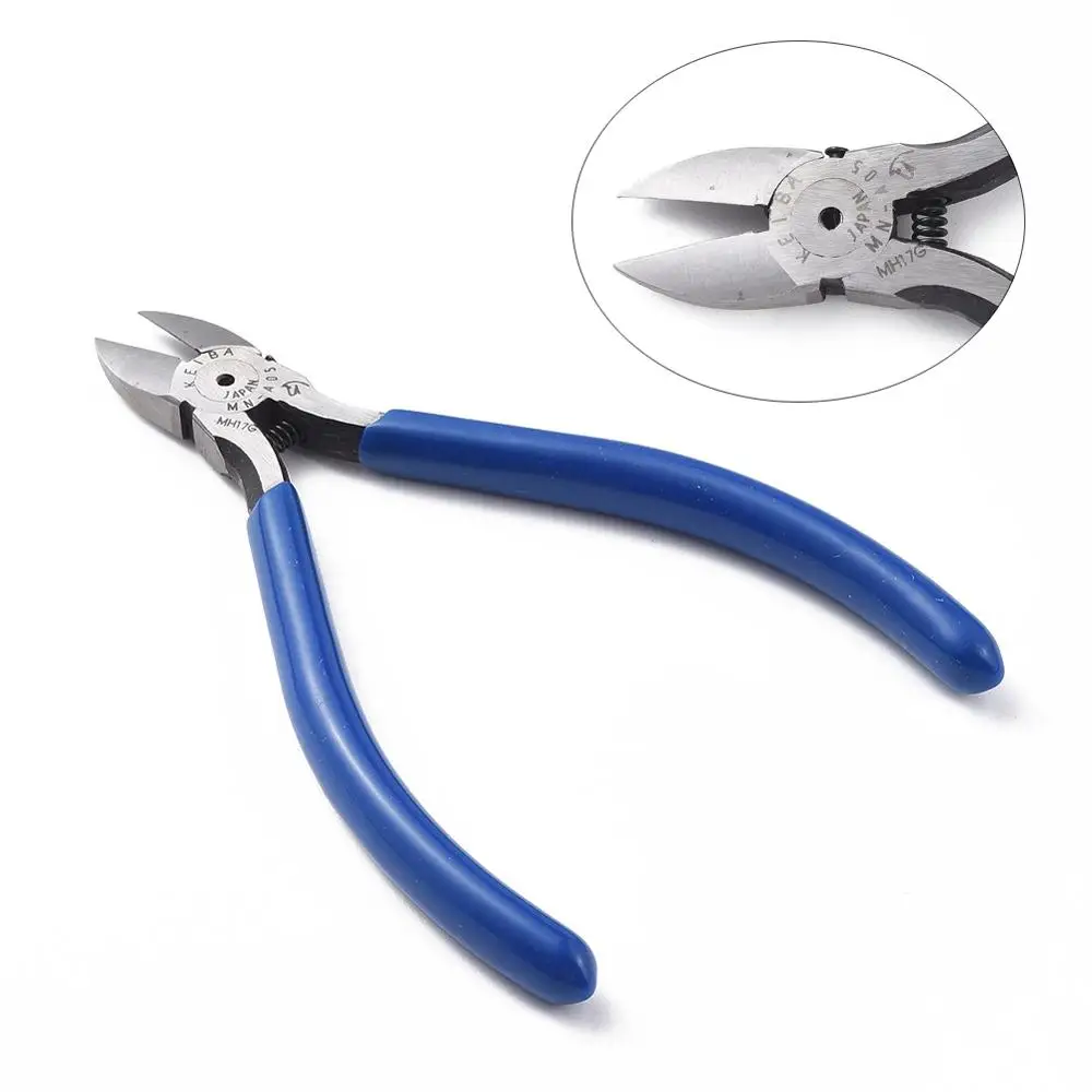 

Jewelry Pliers Side Cutting Pliers Flush Cutters Plier Ferronickel Carbon-Hardened Steel Jewelry Making Tools 125x70x10mm