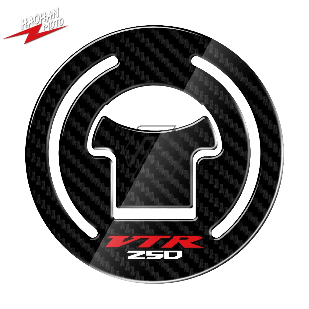 

For HONDA VTR250 VTR 250 1997-2012 3D Carbon-look Motorcycle Fuel Gas Cap Protector Decals