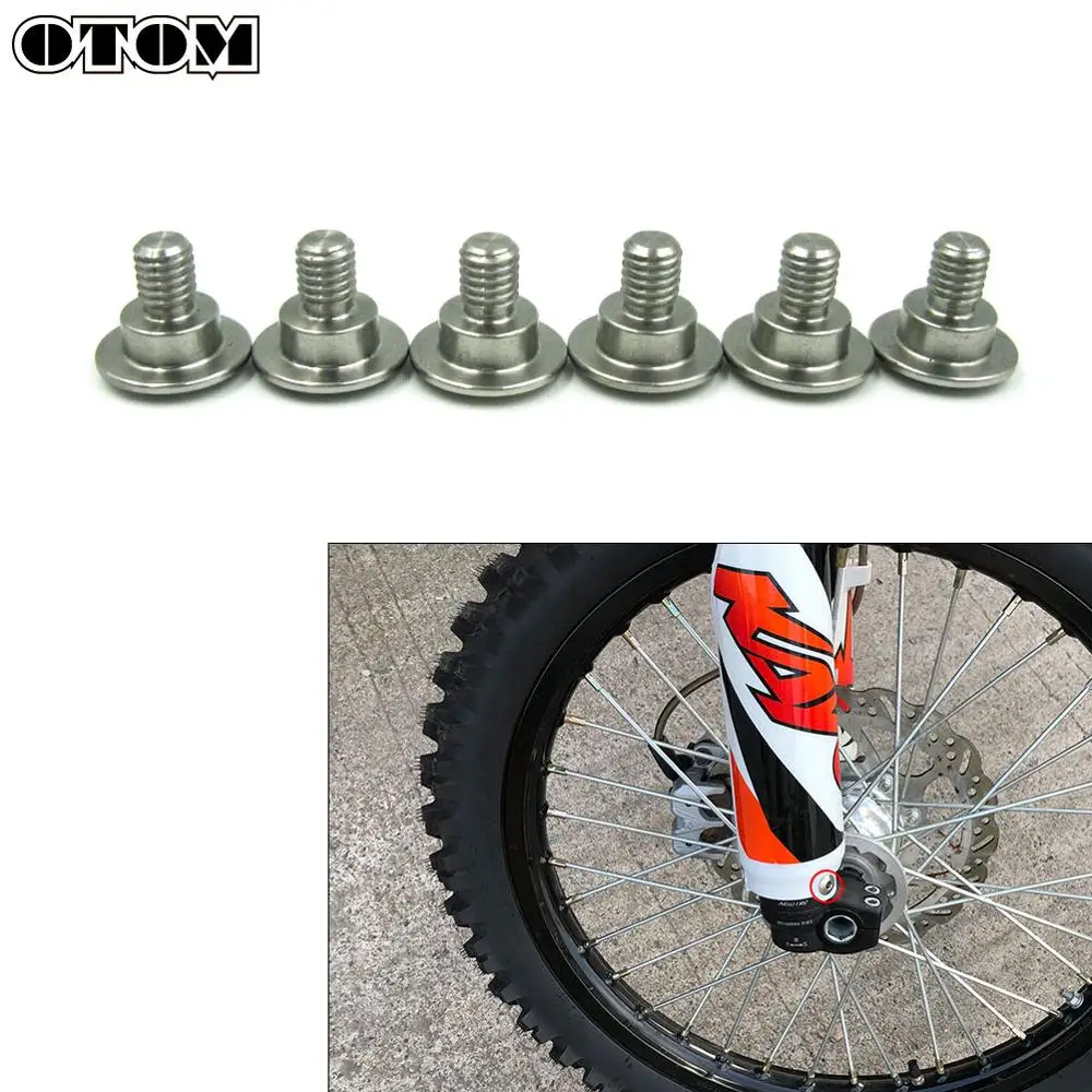 OTOM Front Fork Guard Bolt Screws For Honda CR 125R 250R CRF250R CRF250X CRF450R CRF450X CRF450RX CRF250L CRF 250 450R