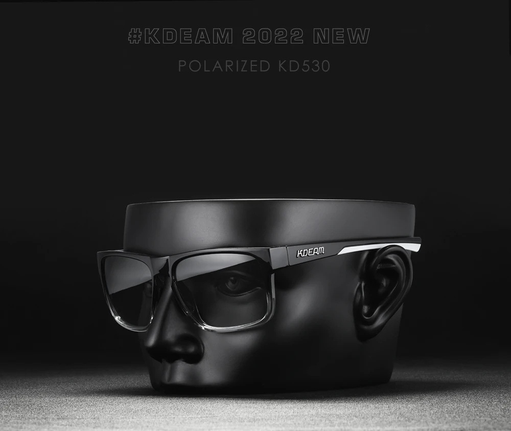 KDEAM Neue Polarisierte Sonnenbrille der Männer Platz Im Freien Photochrome Sonnenbrille Frauen Nicht-Slip Nase Pad Volle Zubehör Enthalten – Detail 3