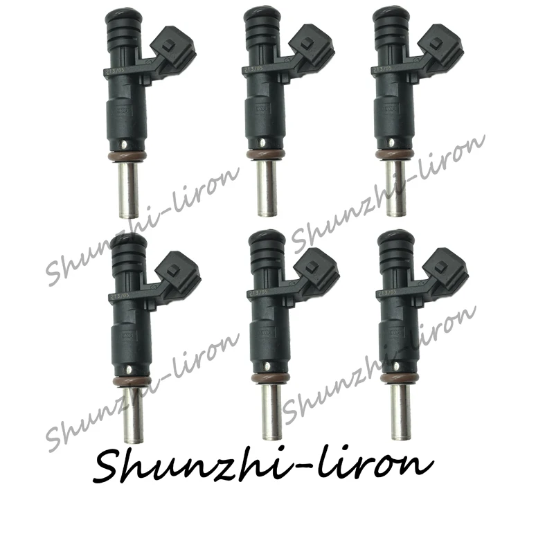 6PCS Fuel Injector Nozzle For BMW E87 E90 E91 E60 E61 E63 E65 E83 E85 N52 3.0L L6 2007-2013 OEM:7531634