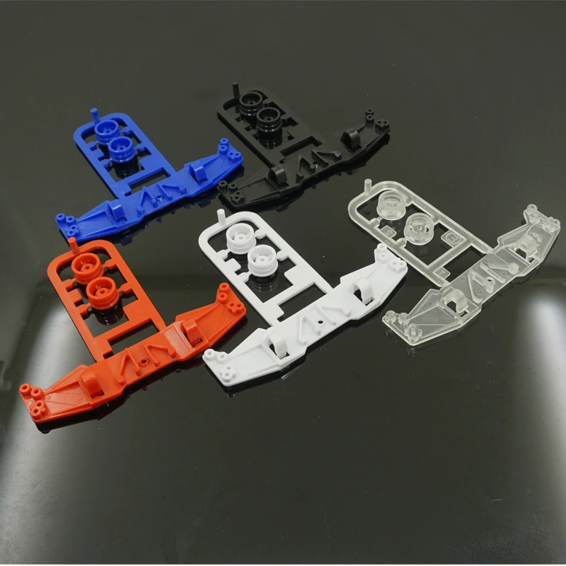 MINI 4WD self-made tamiya parts plastic wing for S2 chassis clear black and red color MJ MODEL