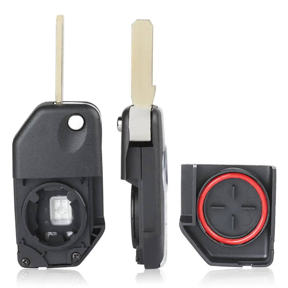 Keyecu Motorcycle Remote Key Shell Case Cover 2 Buttons for BMW R1200GS R1250GS R1200RT K1600 GT GTL F750GS