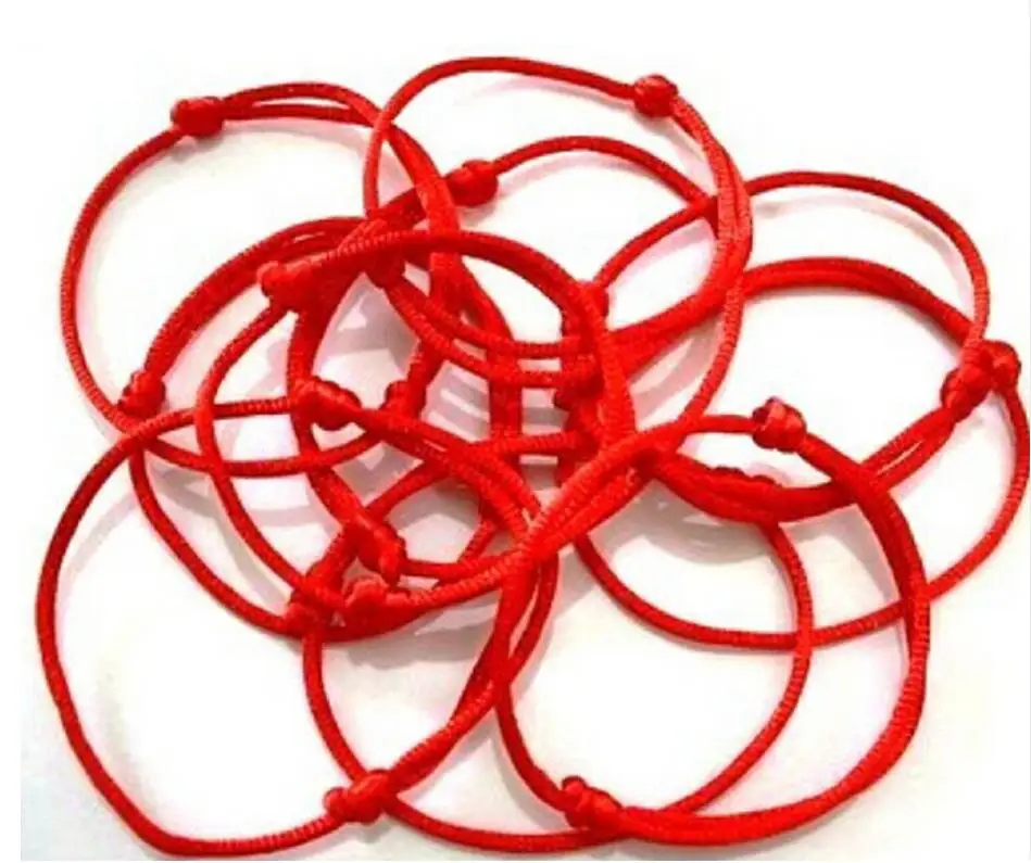 Couple lucky bracelet10pcs KABBALAH Red and Black String Good Lucky Bracelet Kabala Protection Men Women Jewelry Gifts