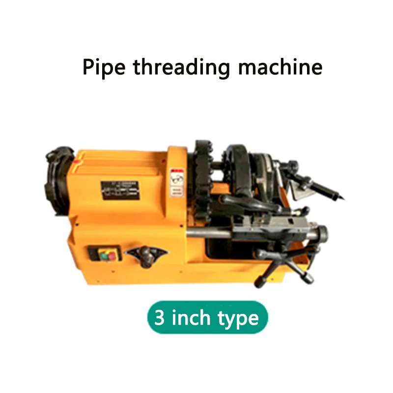 Thread cutter pipe threading machine electric steel pipe water pipe cutting machine twisting machine 3 inch type