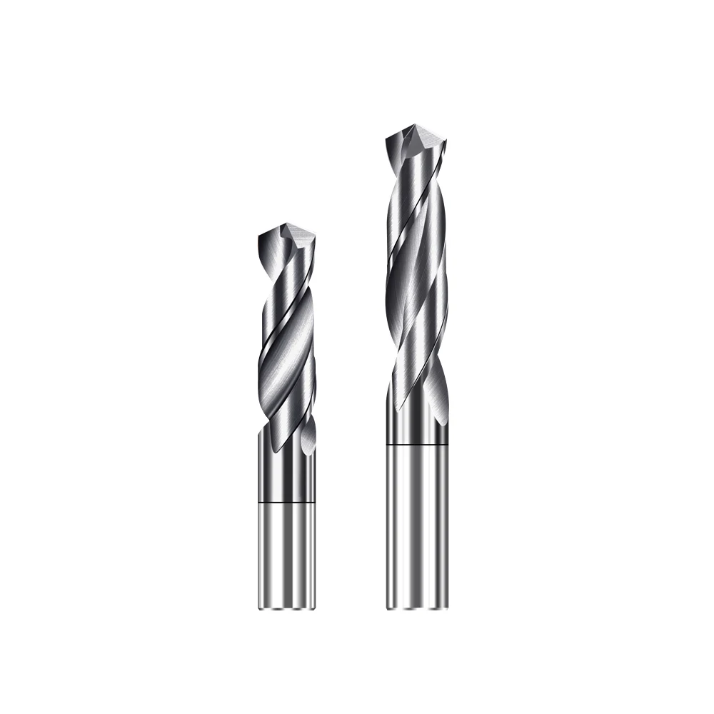 UNALOY trapano in lega di metallo duro acciaio al tungsteno Super duro HRC50 punta elicoidale punta dritta trapano solido per tornio CNC
