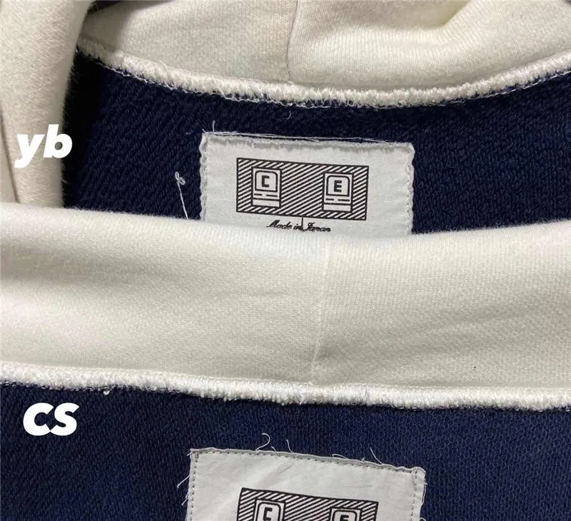 2020fw CAVEMPT C.E Cav Empt CE Hooded Men Women Top Quality Streetwear Blue Color matching CAV EMPT Hoody Pullover