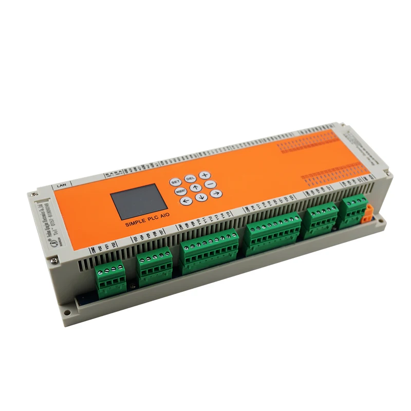 

Huaqingjun 32DI 32DO Transistor Output PLC 2AI 2AO Logic Controller for Inverter Converter