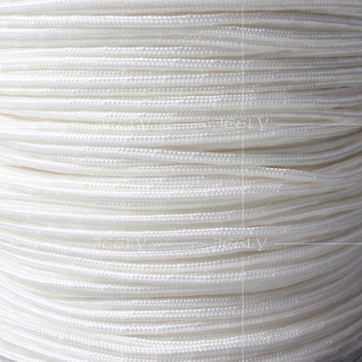 JEELY 250kg 2.1mm UHMWPE Fiber Core Polyester Outer Sleeve Rope 10M