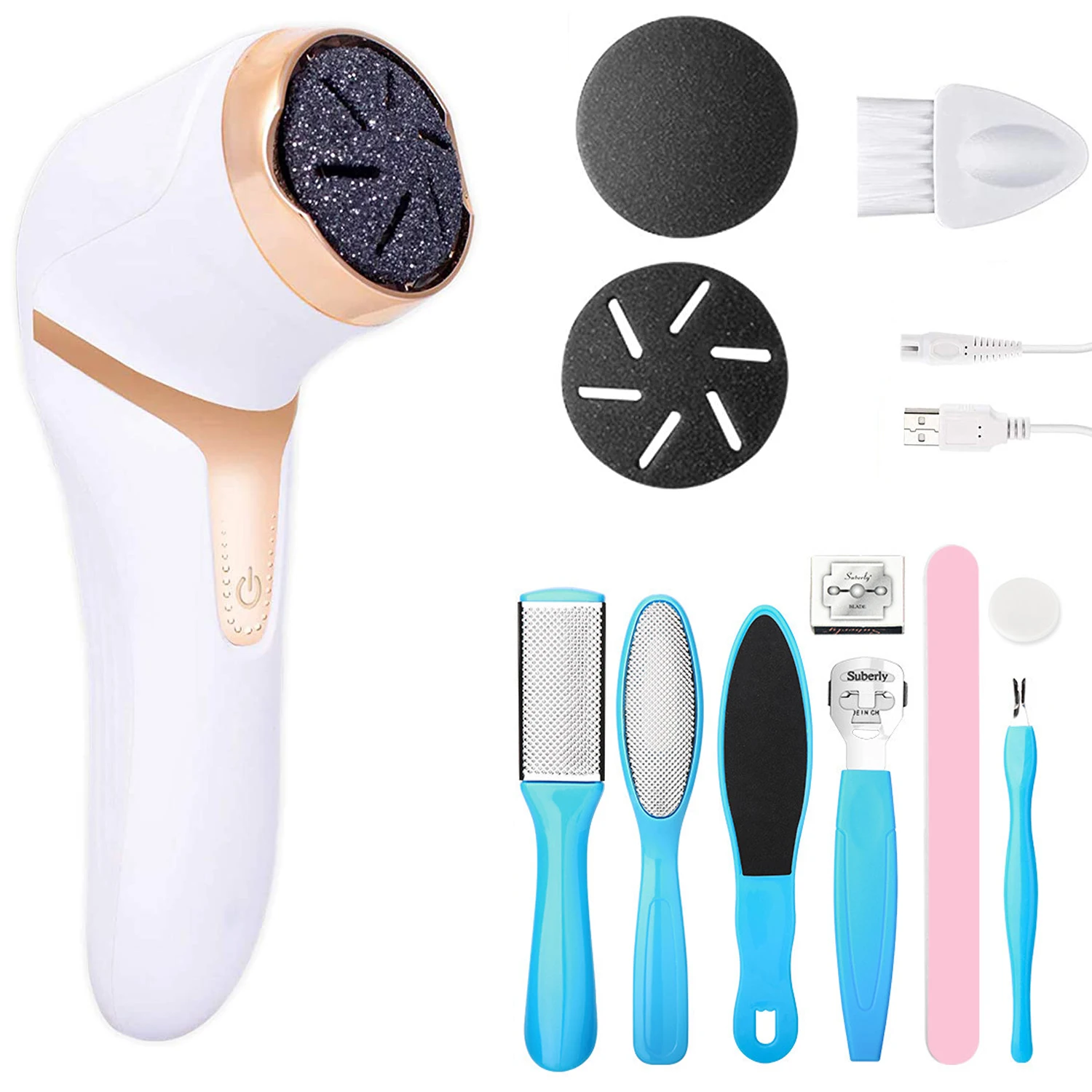 

Electric Pedicure Tools Foot Care File Leg Heels Remove Hard Cracked Dead Skin Callus Remover Feet Foot Files Clean Care Machine