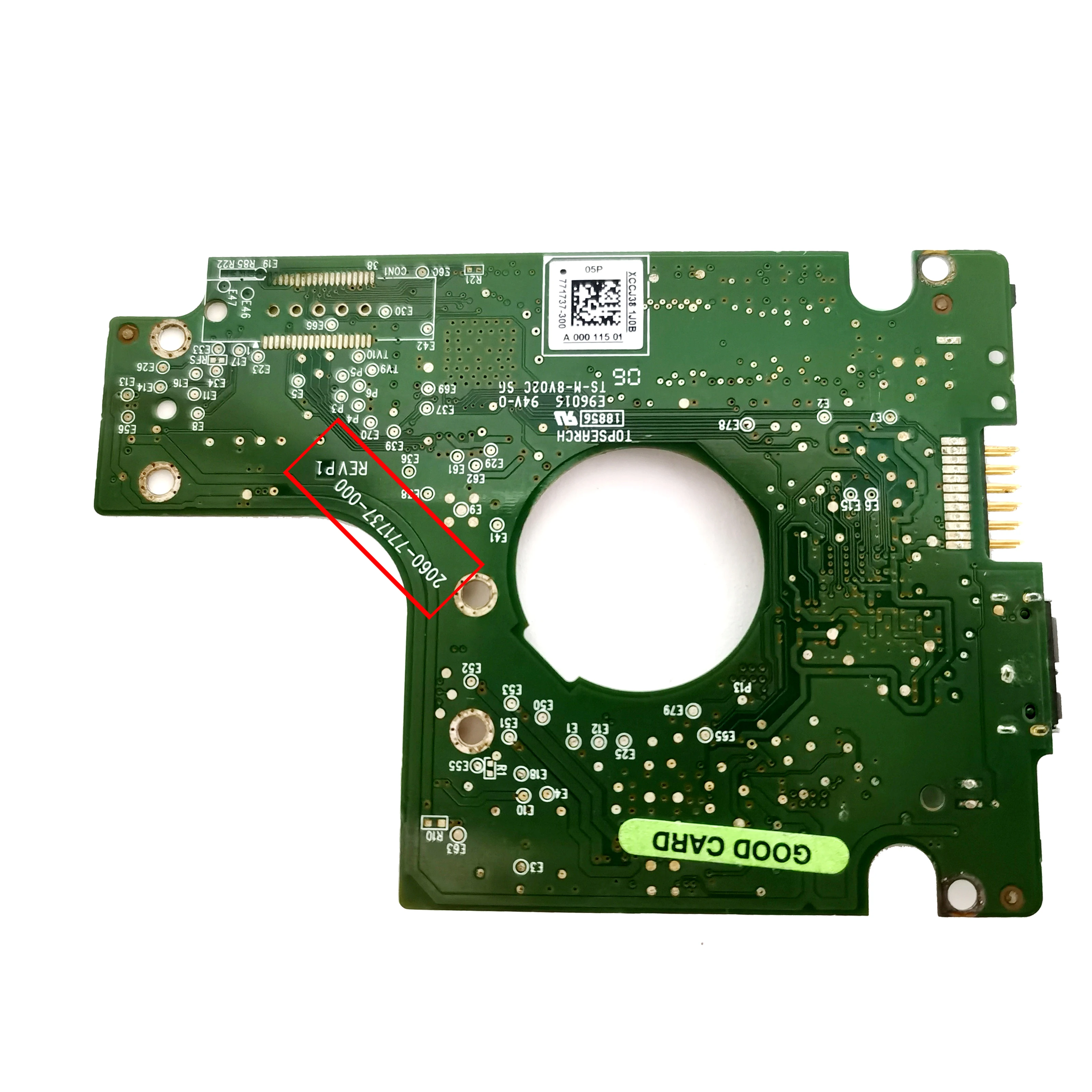 PCB logic board 2060-771737-000 REV A/P1 for WD 2.5 USB hard drive repair data recovery WD3200BMVW 2060-771737-000