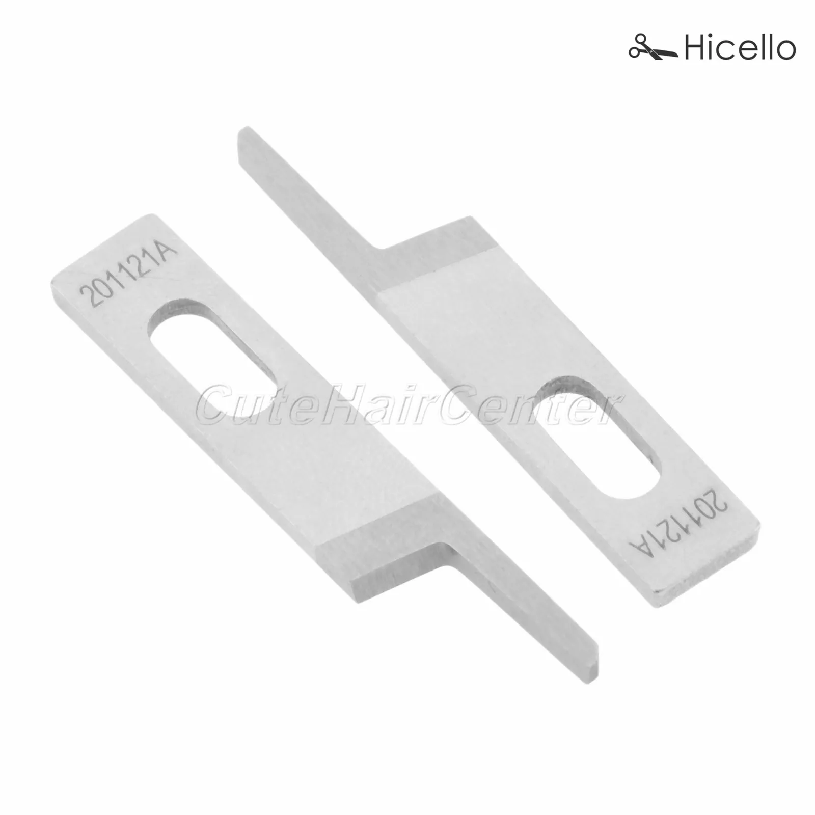 2PCS/set KR23 KR35 Upper/Down Knife Overlock Sewing Machine Knives Tungsten Steel for Siruba Pegasus sewing machines Hicello