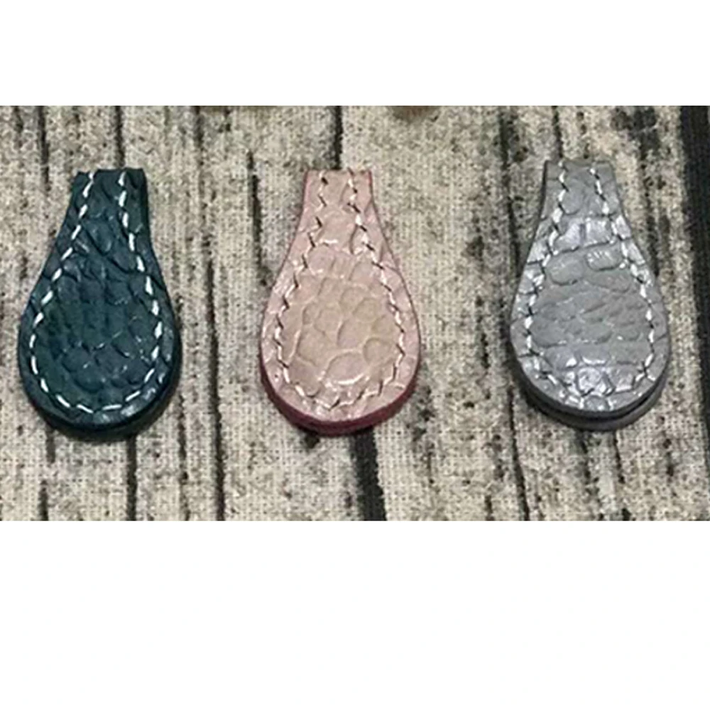 DIY leather craft magnet button bookmark die cutting knife mold metal hollowed punch tool 27x95mm