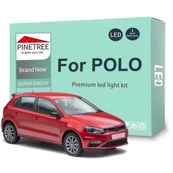 Kit luci interne a Led per VW per POLO 6R 6C 9N 9N3 6N 6N1 6N2 1994-2017 cupola mappa lettura luce del bagagliaio Canbus nessun errore