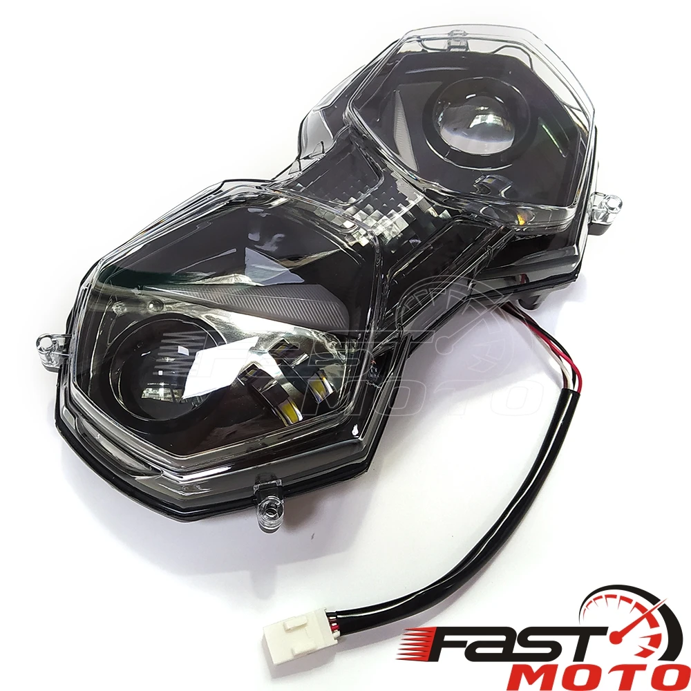 Front LED Headlight Assembly For Tiger 800 Explorer XC XR XCA XCX Low XRT XRX Headlamp Daytime Running Light Hi/Lo Beam Lighting