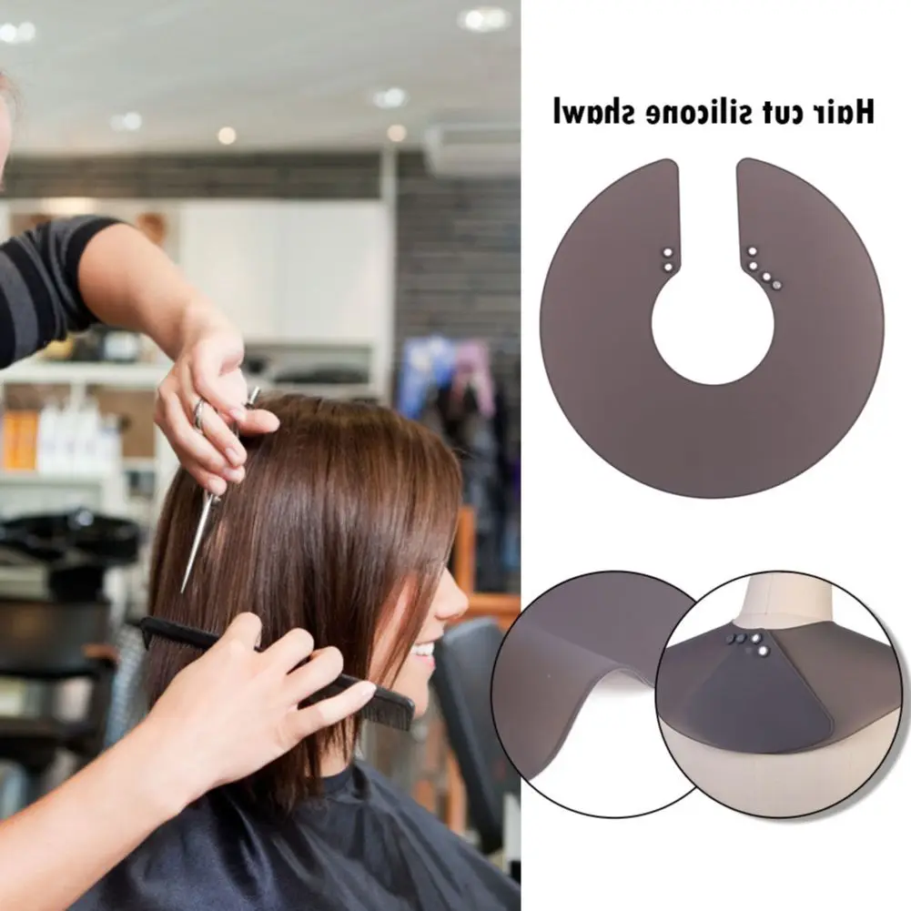 Barber Silicone Waterproof Cape for Hair Dyeing