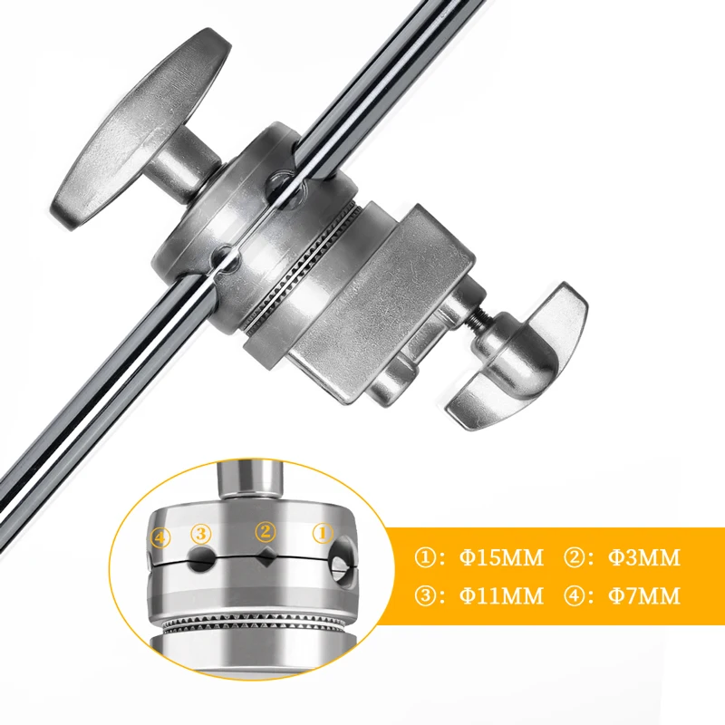 SH C Chân Đế Kim Loại Xoay Kẹp Magic Chân Đặc Biệt Phòng Nhiếp Ảnh Chuyên Nghiệp Nặng Chiếu Sáng Thế Kỷ Phụ Kiện Chụp Ảnh