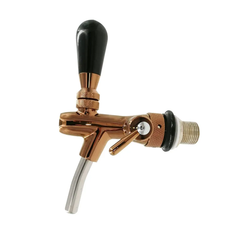 TWELVETAP-Adjustable Beer Tap, Drinking of Barreled Beer Machine Valve, Wine Faucet for Home Bar, Club Brewing, FD-814T