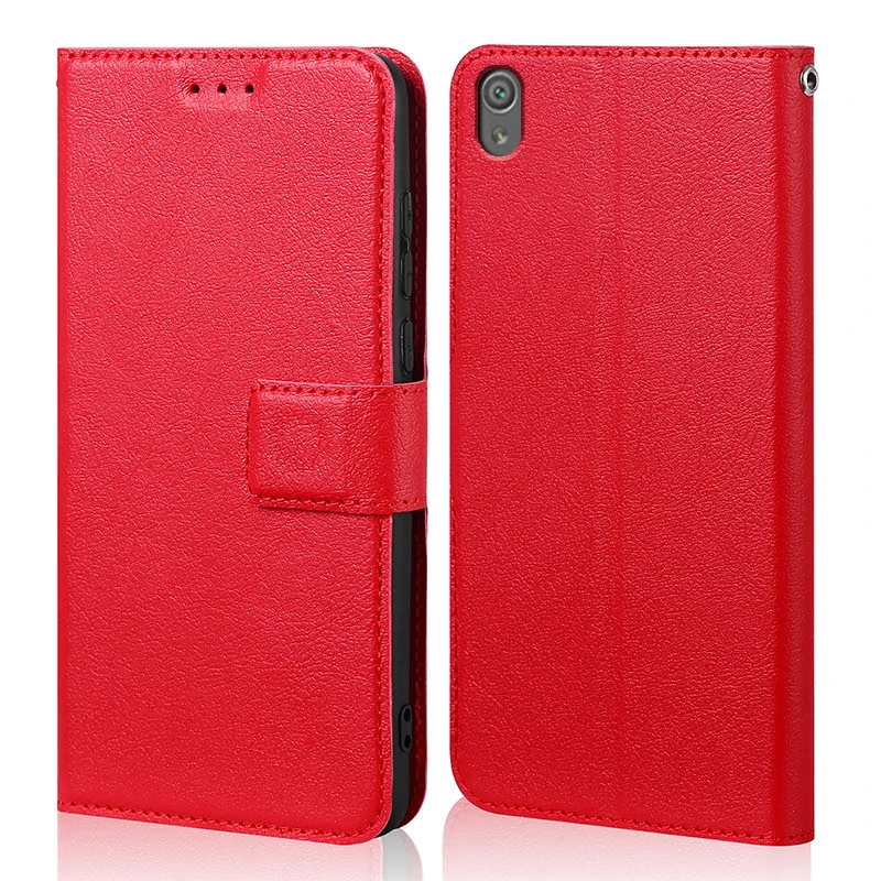 Soft Silicone Wallet flip leather Case for SONY Xperia XA F3111 F3113 F3115 F3112 F3116 5.0 inch Case Cover with Card Holder 5.0