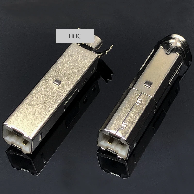 Bạc Cao Cấp Hợp Kim Đồng USB USB B Giắc Kết Nối Đuôi Sockect Cổng Kết Nối Cổng Sockect Cho HiFi Thiết Bị Âm Thanh