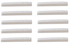 10pcs Bone Nut for Fender ST Electric Guitar 42mm Flat Bottom luthier