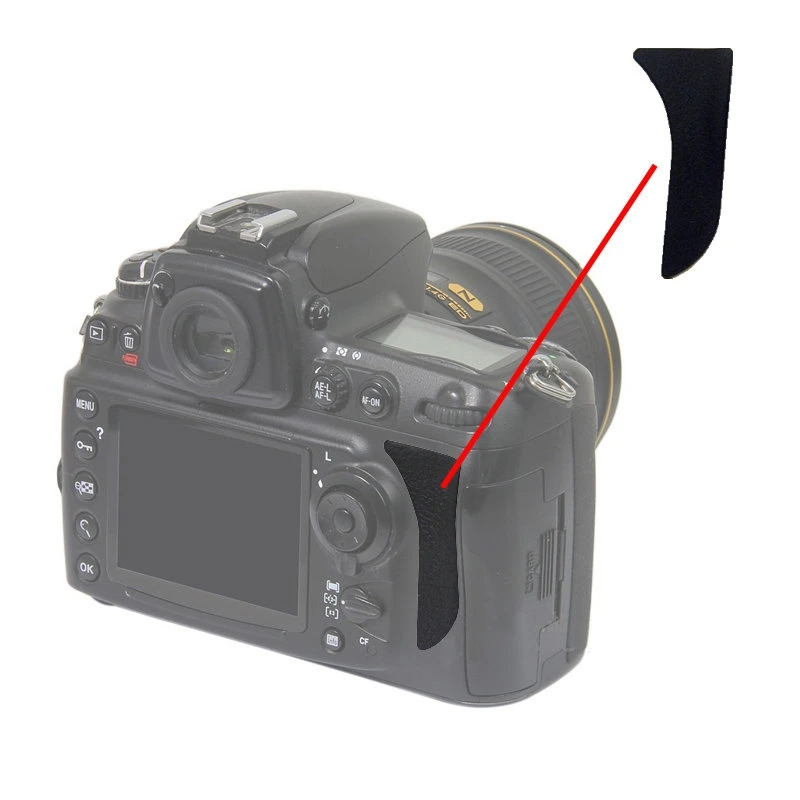 Thumb Rear Back Cover Rubber Unit For Nikon D700 Digital Camera + Tape adhesive