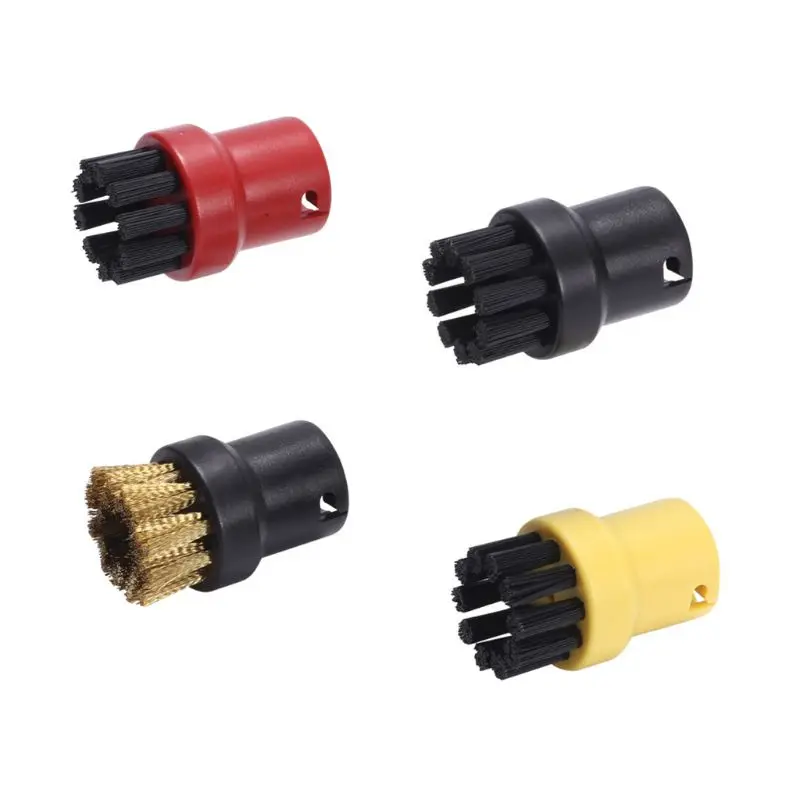 2 Cái/bộ Hơi Nước Vệ Sinh Bàn Chải Tròn Nhỏ Dành Cho Bút Karcher SC1 SC2 SC3 SC4 SC5 SC7 CTK10 Nhà Bụi Thay Thế loại Bỏ